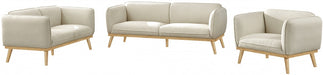 Cream Nolita Boucle Fabric Sofa - 159Cream-S - Vega Furniture