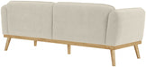 Cream Nolita Boucle Fabric Sofa - 159Cream-S - Vega Furniture