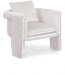 Cream Sloan Velvet Accent Chair - 424Cream - Vega Furniture