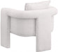 Cream Stylus Boucle Accent Chair - 425Cream - Vega Furniture