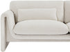 Cream Stylus Boucle Fabric Loveseat - 198Cream-L - Vega Furniture