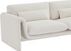 Cream Stylus Boucle Fabric Sofa - 198Cream-S - Vega Furniture