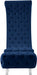 Crescent Blue Velvet Chair - 568Navy-C - Vega Furniture