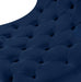 Crescent Blue Velvet Chair - 568Navy-C - Vega Furniture