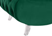 Crescent Green Velvet Chair - 568Green-C - Vega Furniture