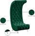 Crescent Green Velvet Chair - 568Green-C - Vega Furniture