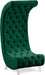 Crescent Green Velvet Chair - 568Green-C - Vega Furniture