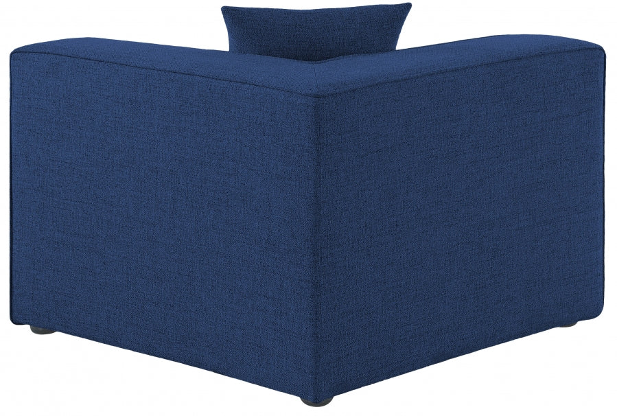 Cube Blue Modular Corner Chair - 630Navy-Corner - Vega Furniture