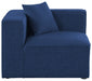 Cube Blue Modular Corner Chair - 630Navy-Corner - Vega Furniture