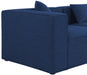 Cube Blue Modular Loveseat - 630Navy-S72B - Vega Furniture