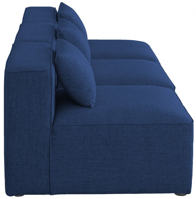 Cube Blue Modular Sofa - 630Navy-S108A - Vega Furniture