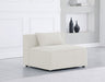 Cube Cream Modular Armless Chair - 630Cream-Armless - Vega Furniture