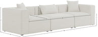 Cube Cream Modular Sofa - 630Cream-S108B - Vega Furniture