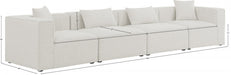 Cube Cream Modular Sofa - 630Cream-S144B - Vega Furniture