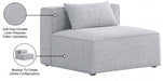 Cube Grey Modular Armless Chair - 630Grey-Armless - Vega Furniture