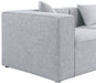 Cube Grey Modular Loveseat - 630Grey-S72B - Vega Furniture