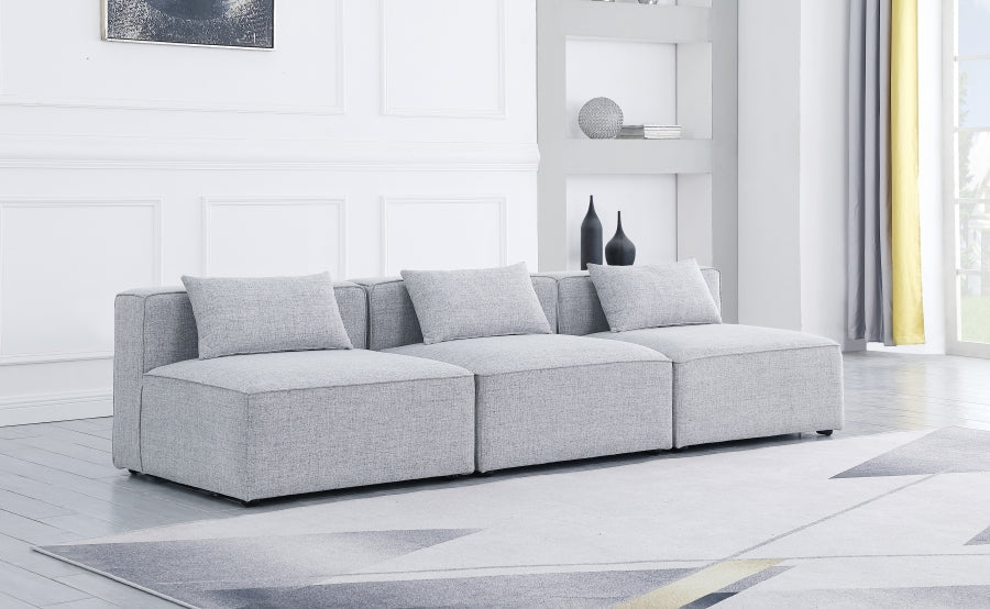 Cube Grey Modular Sofa - 630Grey-S108A - Vega Furniture