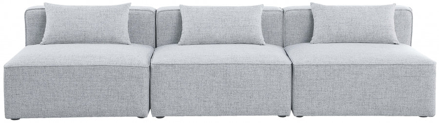 Cube Grey Modular Sofa - 630Grey-S108A - Vega Furniture