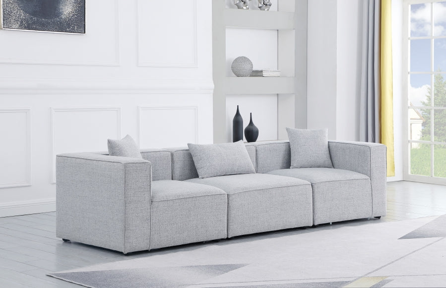 Cube Grey Modular Sofa - 630Grey-S108B - Vega Furniture