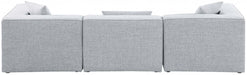 Cube Grey Modular Sofa - 630Grey-S108B - Vega Furniture