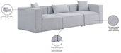 Cube Grey Modular Sofa - 630Grey-S108B - Vega Furniture