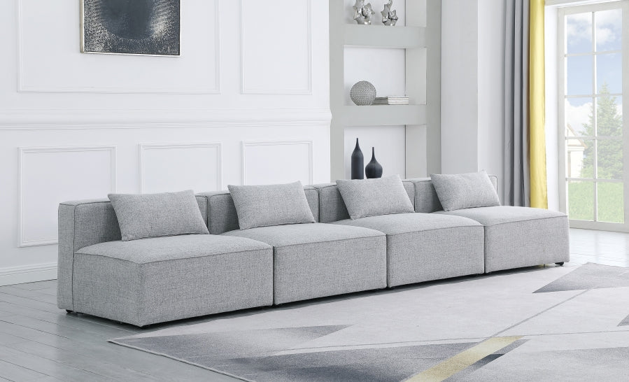 Cube Grey Modular Sofa - 630Grey-S144A - Vega Furniture