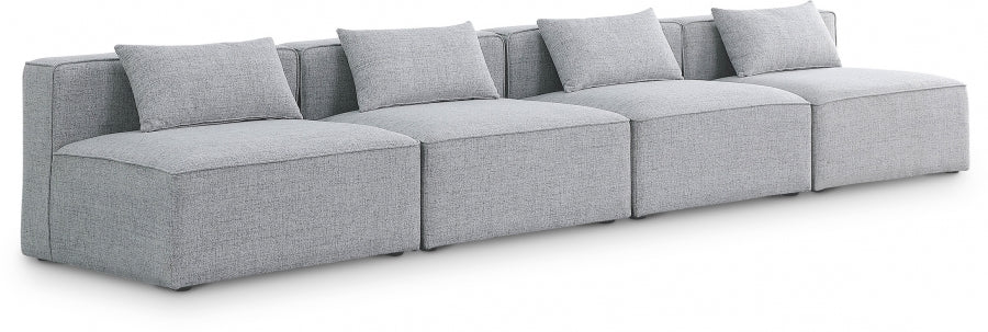 Cube Grey Modular Sofa - 630Grey-S144A - Vega Furniture