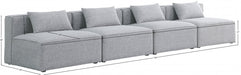 Cube Grey Modular Sofa - 630Grey-S144A - Vega Furniture