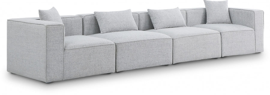 Cube Grey Modular Sofa - 630Grey-S144B - Vega Furniture