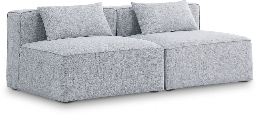 Cube Grey Modular Sofa - 630Grey-S72A - Vega Furniture