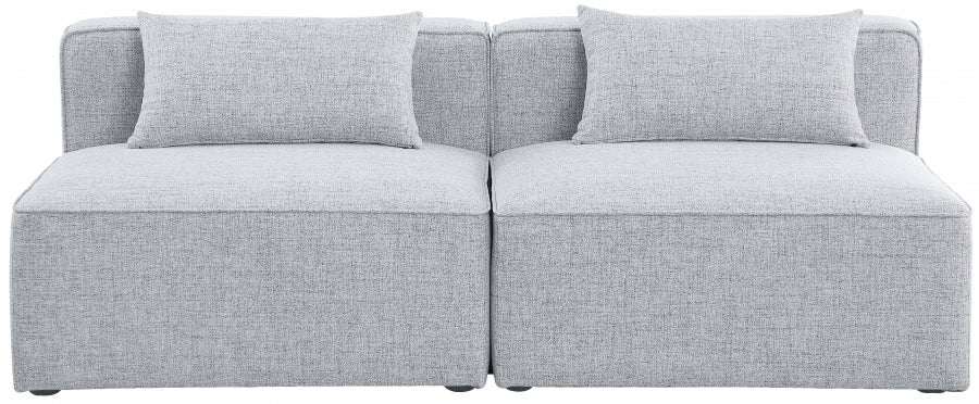 Cube Grey Modular Sofa - 630Grey-S72A - Vega Furniture