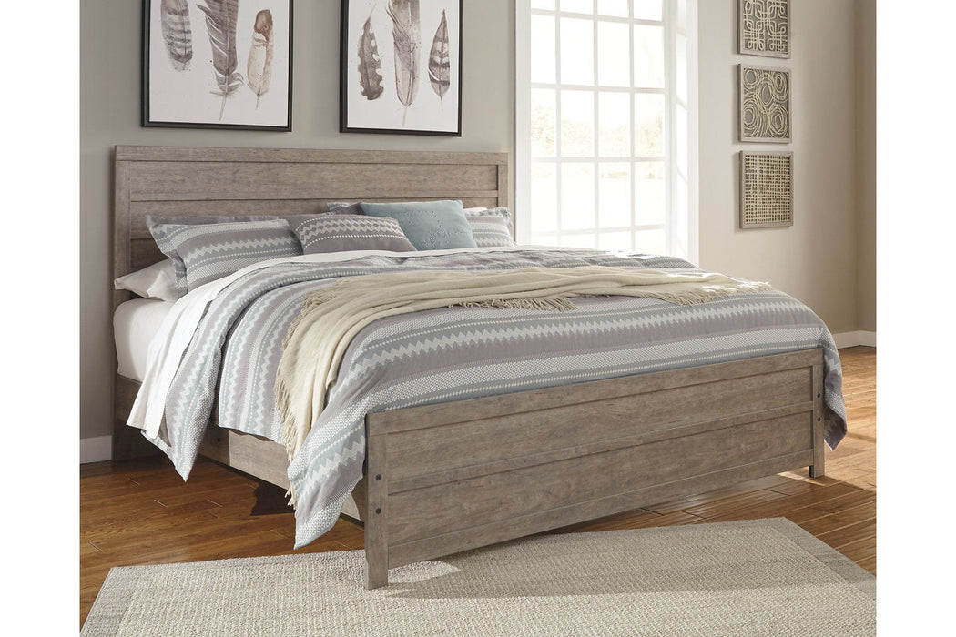 Culverbach Gray King Panel Bed - SET | B070-72 | B070-97 - Vega Furniture