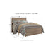 Culverbach Gray Panel Bedroom Set - SET | B070-72 | B070-97 | B070-31 | B070-36 | B070-92 | B070-46 - Vega Furniture