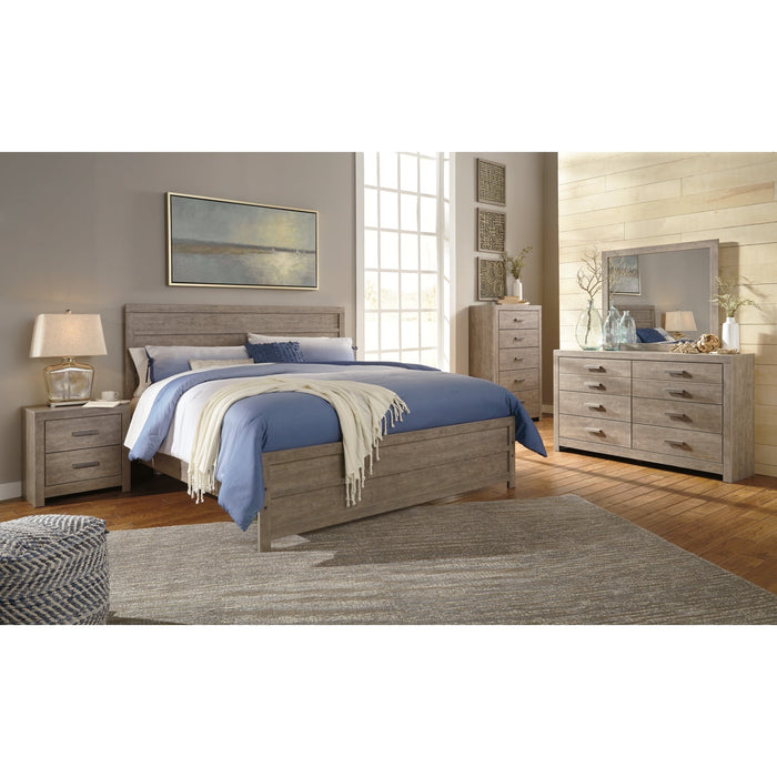 Culverbach Gray Panel Bedroom Set - SET | B070-72 | B070-97 | B070-31 | B070-36 | B070-92 | B070-46 - Vega Furniture