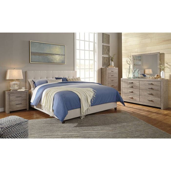 Culverbach Gray Panel Bedroom Set - SET | B070-72 | B070-97 | B070-31 | B070-36 | B070-92 | B070-46 - Vega Furniture