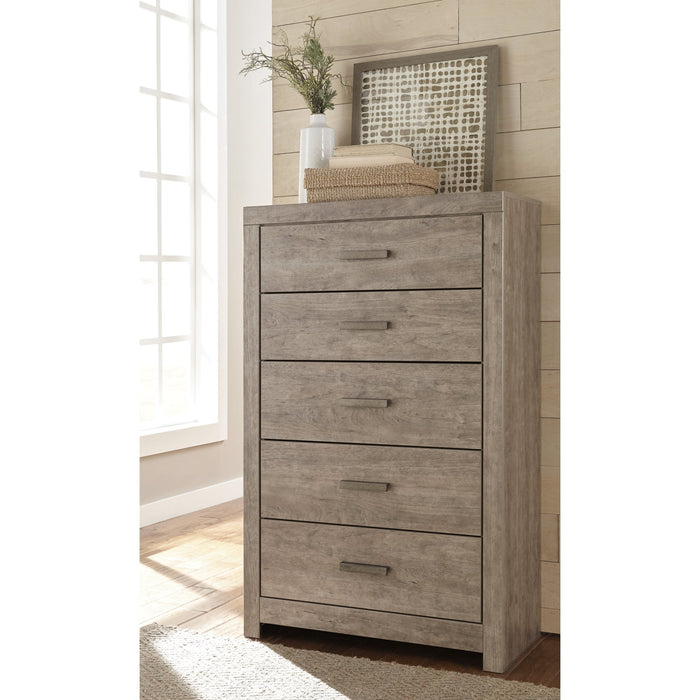 Culverbach Gray Panel Bedroom Set - SET | B070-72 | B070-97 | B070-31 | B070-36 | B070-92 | B070-46 - Vega Furniture