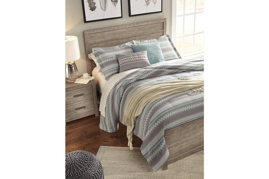 Culverbach Gray Queen Panel Bed - SET | B070-71 | B070-96 - Vega Furniture