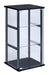 Cyclamen Black/Clear 3-Shelf Glass Curio Cabinet - 950179 - Vega Furniture