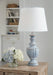 Cylerick Antique Blue Table Lamp - L235714 - Vega Furniture