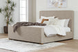 Dakmore Brown King Upholstered Bed - SET | B783-82 | B783-97 - Vega Furniture