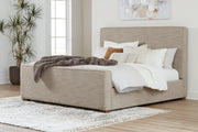 Dakmore Brown Queen Upholstered Bed - SET | B783-81 | B783-97 - Vega Furniture