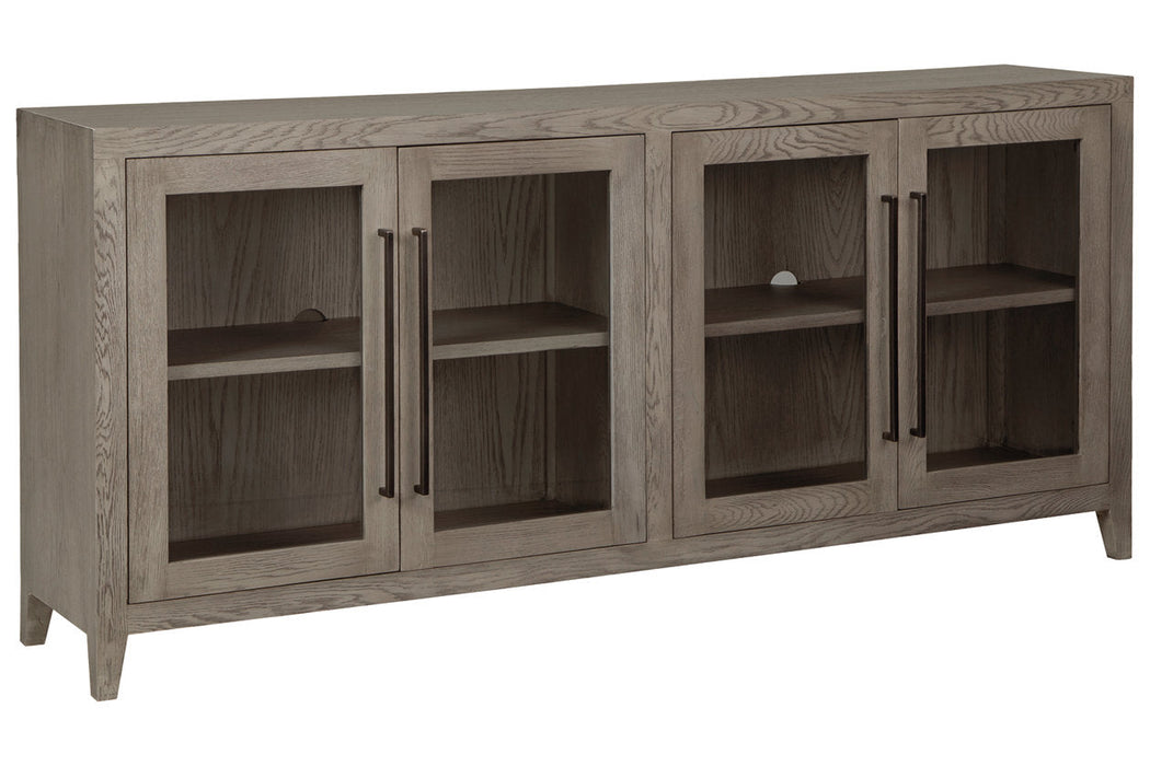 Dalenville Warm Gray Accent Cabinet - A4000421 - Vega Furniture