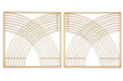 Dalkins Gold Finish Wall Decor, Set of 2 - A8010375 - Vega Furniture