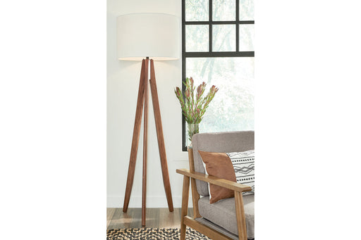 Dallson Brown Floor Lamp - L329011 - Vega Furniture