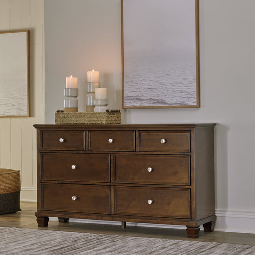 Danabrin Brown Dresser - B685-31 - Vega Furniture
