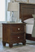 Danabrin Brown Nightstand - B685-92 - Vega Furniture