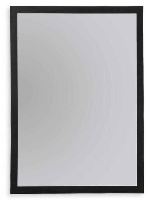 Danziar Black Bedroom Mirror - B1013-36 - Vega Furniture