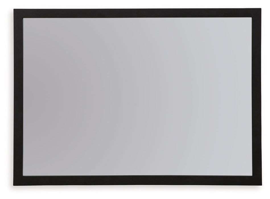 Danziar Black Bedroom Mirror - B1013-36 - Vega Furniture
