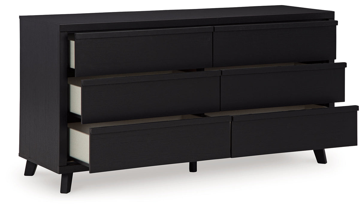 Danziar Black Dresser - B1013-231 - Vega Furniture