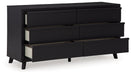 Danziar Black Dresser - B1013-231 - Vega Furniture